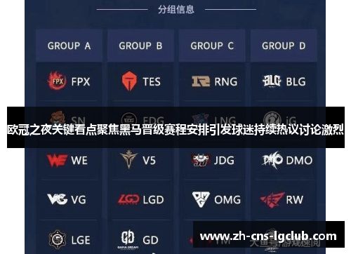 欧冠之夜关键看点聚焦黑马晋级赛程安排引发球迷持续热议讨论激烈 欧冠之夜关键看点聚焦黑马晋级赛程安排引发球迷持续热议讨论激烈